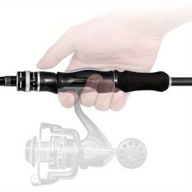 multi-purpose casting and spinning rod, carbon fiber design, with guide ring, ergonomic handle, suitable for seawater, light and sensitive